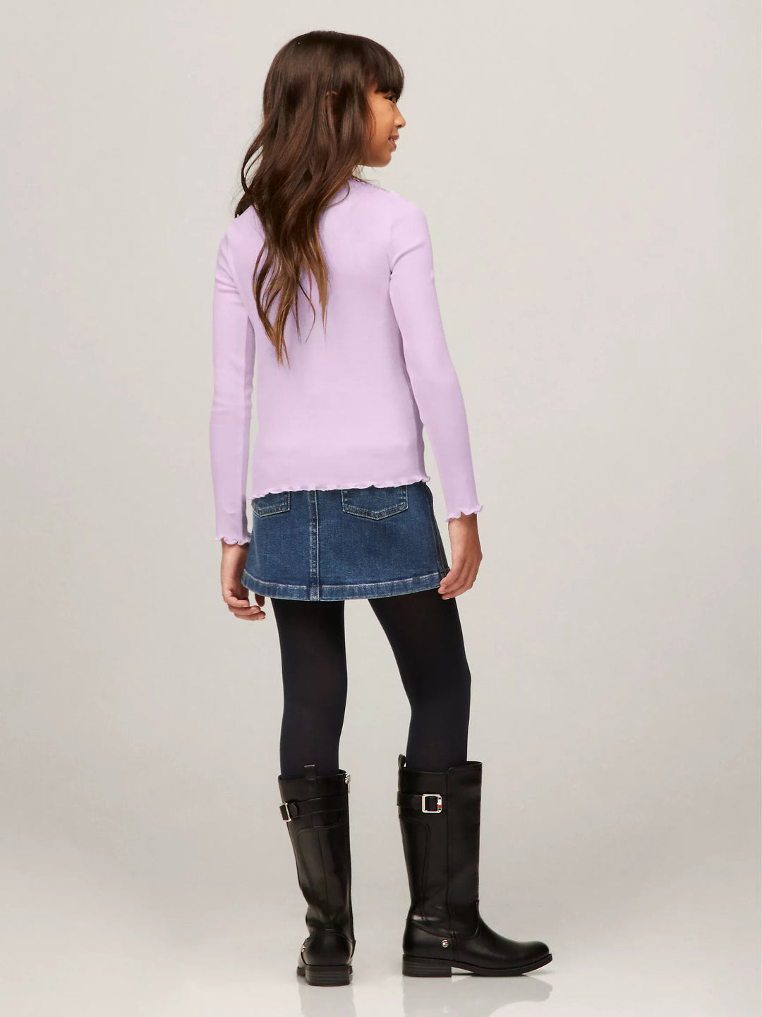 Tommy Hilfiger Kids' Long-Sleeve Ribbed Top