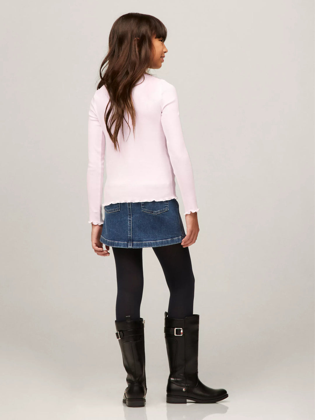 Tommy Hilfiger Kids' Long-Sleeve Ribbed Top