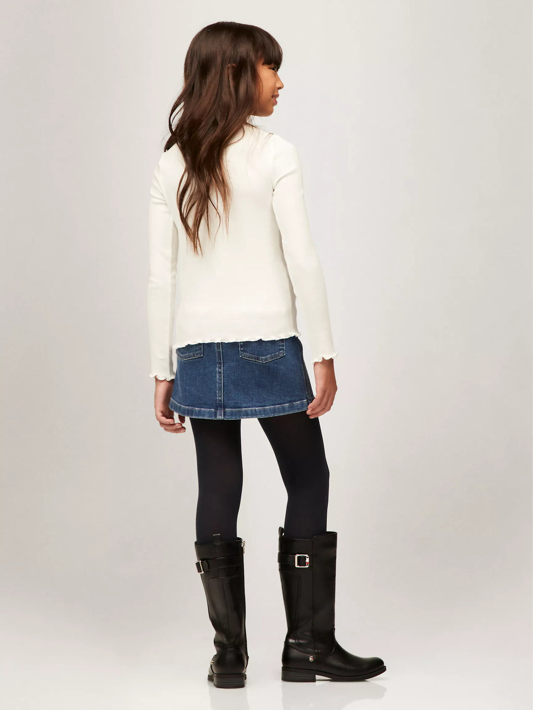 Tommy Hilfiger Kids' Long-Sleeve Ribbed Top