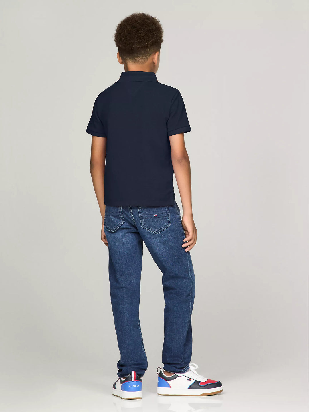 Tommy Hilfiger Kids' Short-Sleeve Script 85 Logo Polo