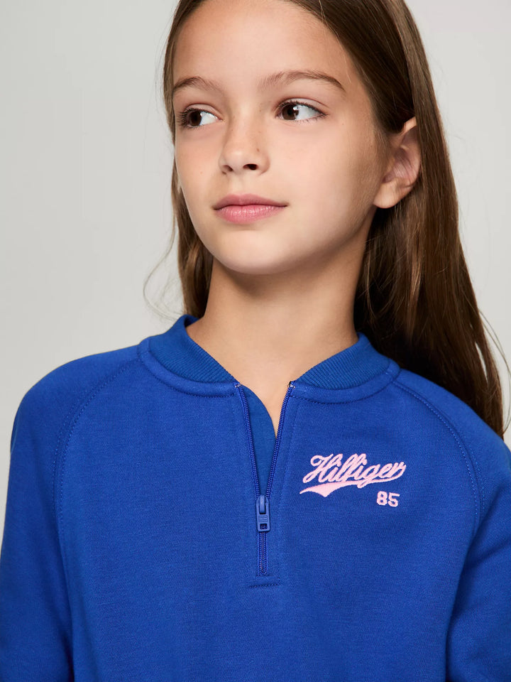 Tommy Hilfiger Kids' Sport Script Logo Raglan Dress