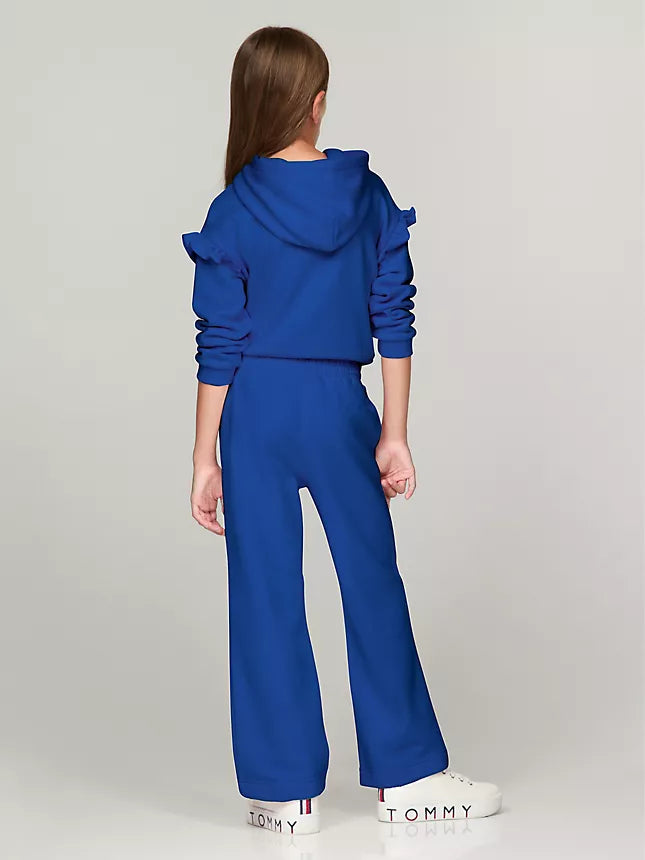 Tommy Hilfiger Kids' Script Logo Wide-Leg Sweatpant