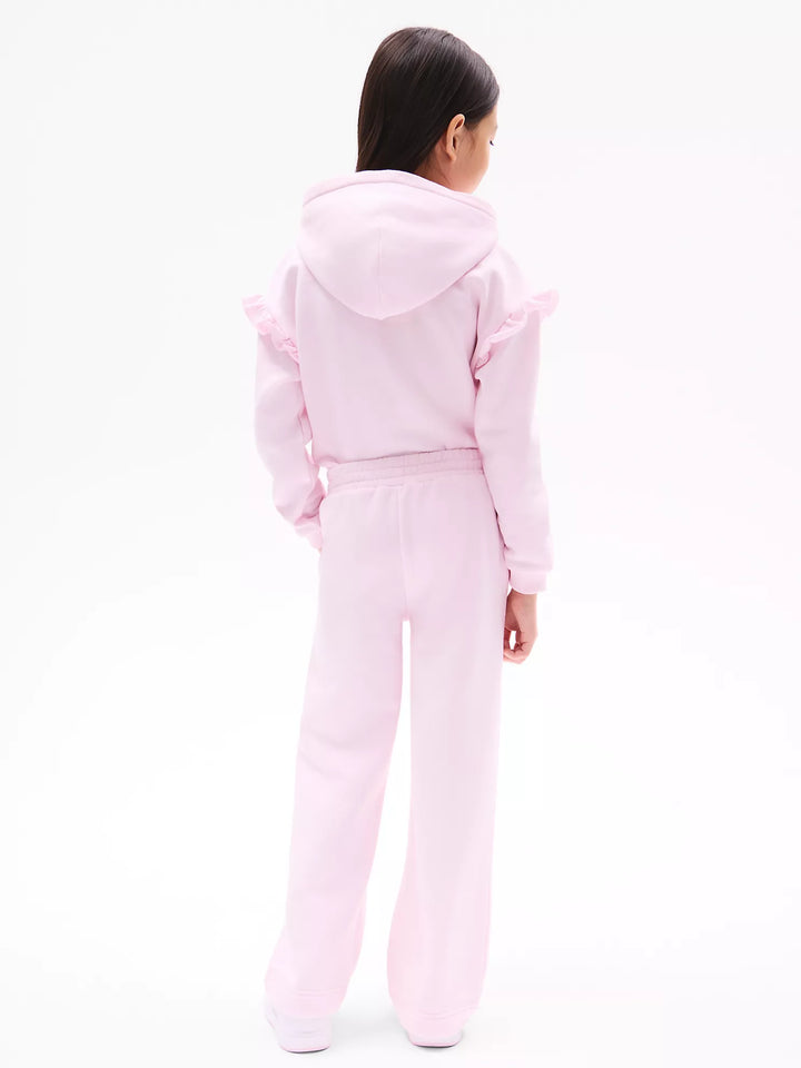 Tommy Hilfiger Kids' Script Logo Wide-Leg Sweatpant