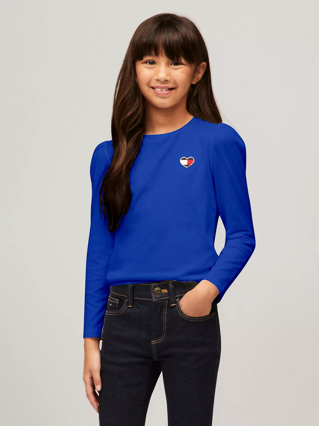 Tommy Hilfiger Kids' Puff-Shoulder T-Shirt