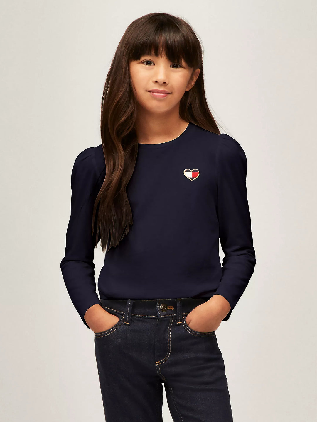 Tommy Hilfiger Kids' Puff-Shoulder T-Shirt