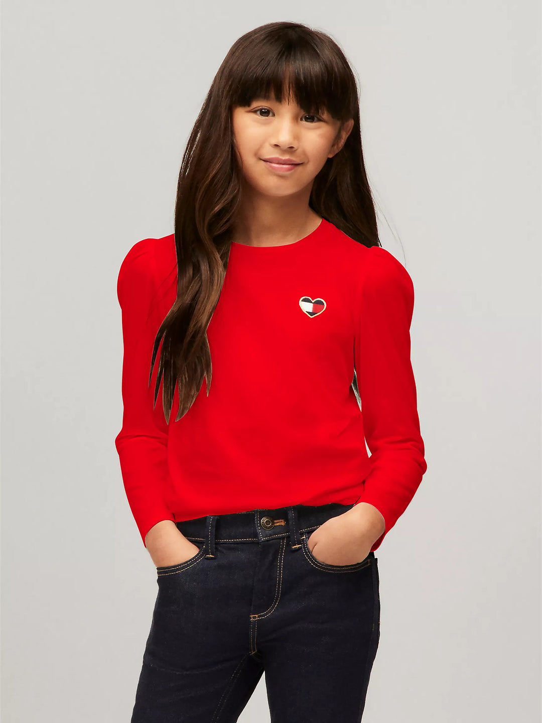 Tommy Hilfiger Kids' Puff-Shoulder T-Shirt