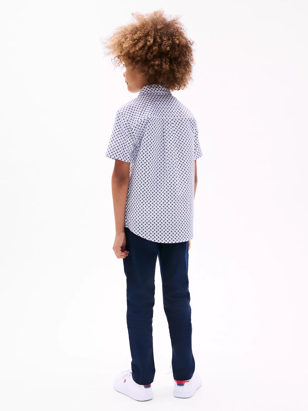 Tommy Hilfiger Kids' Monogram Stretch Oxford Shirt