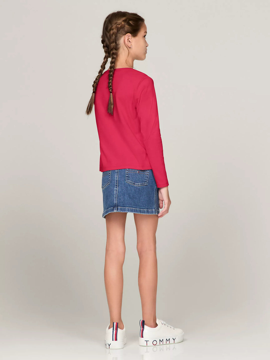 Tommy Hilfiger Kids' Solid Long-Sleeve T-Shirt