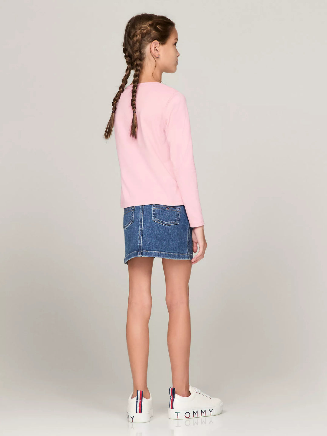 Tommy Hilfiger Kids' Solid Long-Sleeve T-Shirt