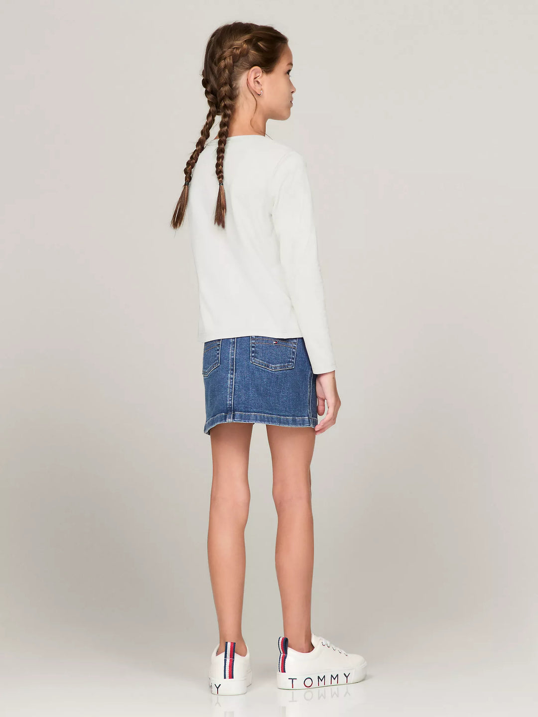 Tommy Hilfiger Kids' Solid Long-Sleeve T-Shirt