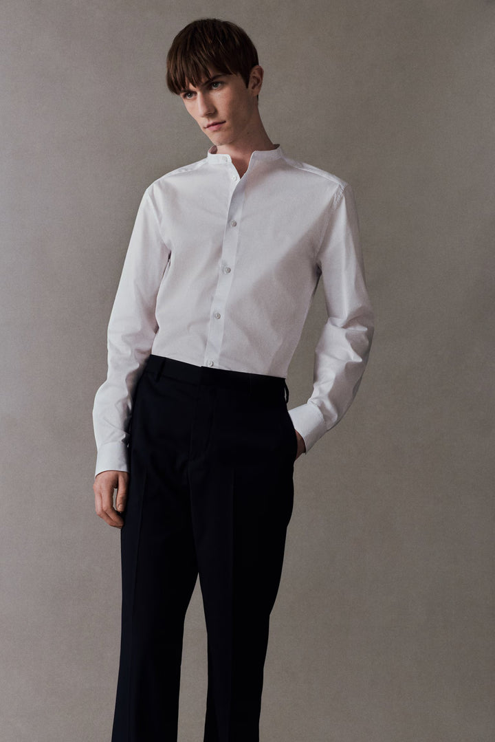 H&M Slim Fit Grandad shirt