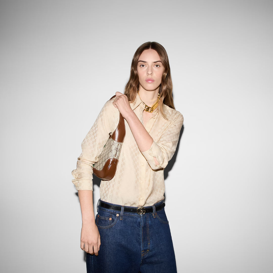Gucci GG SILK CREPE SHIRT