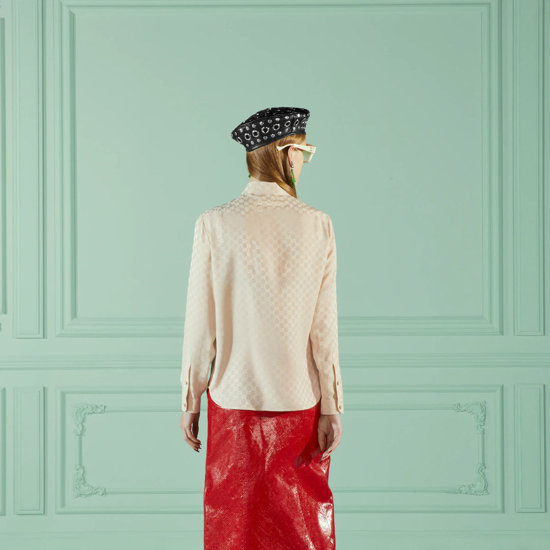Gucci GG SILK CREPE SHIRT