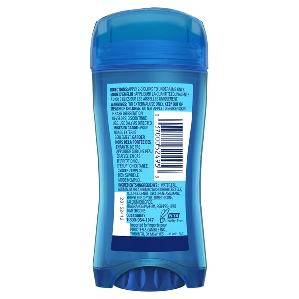 Secret Outlast Sweat & Odor Clear Gel Women's Antiperspirant Deodorant, Completely Clean Scent, 73 grams