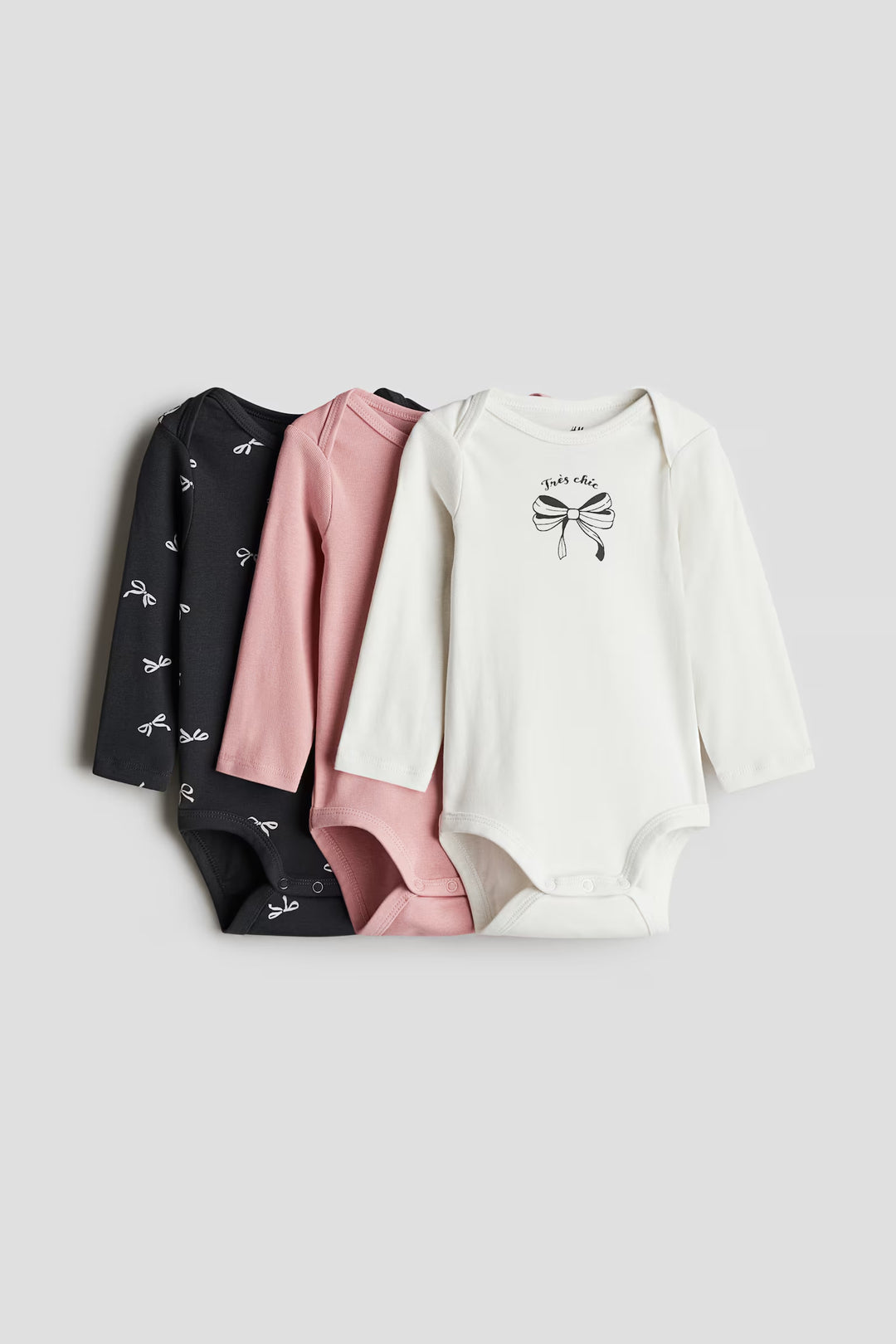 H&M  3-pack Printed Jersey Bodysuits