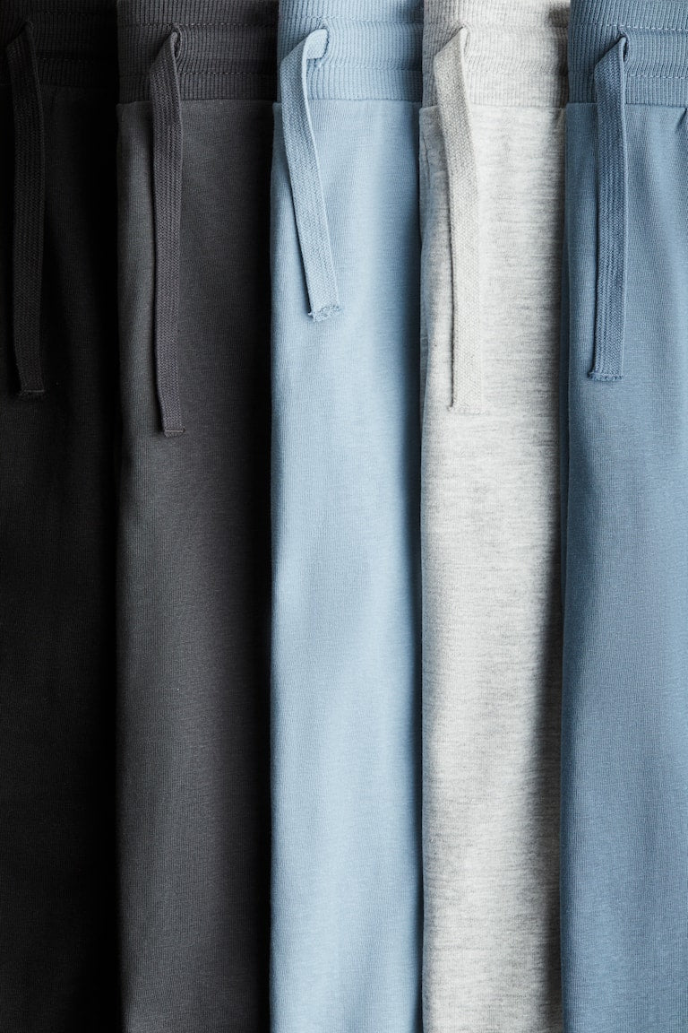 H&M 5-pack Cotton Jersey Joggers