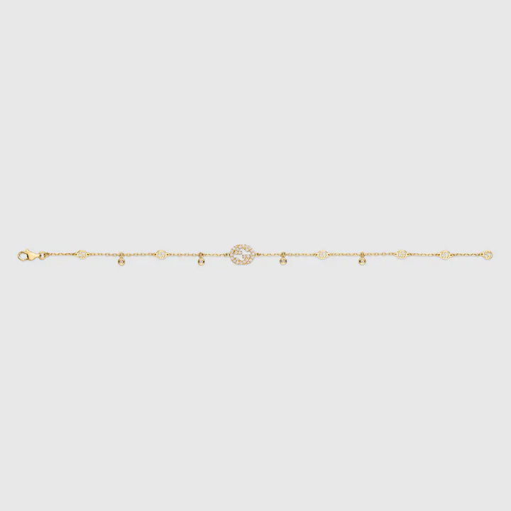 GUCCI INTERLOCKING DIAMOND BRACELET