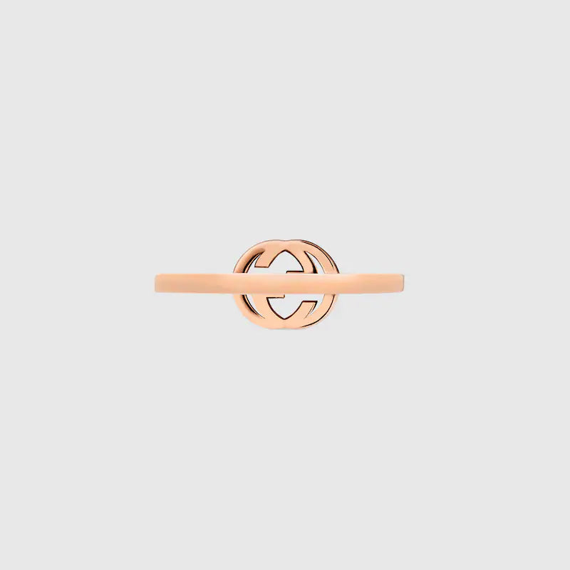 GUCCI INTERLOCKING DIAMOND RING