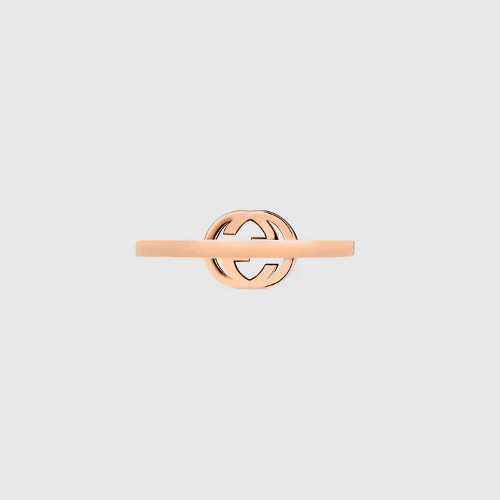 GUCCI INTERLOCKING DIAMOND RING