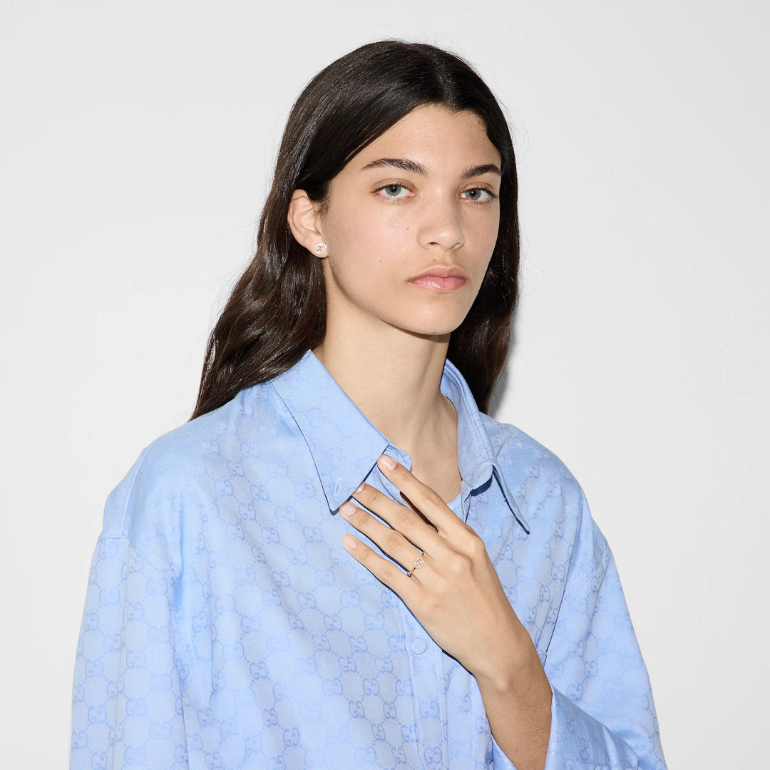 GUCCI INTERLOCKING DIAMOND RING