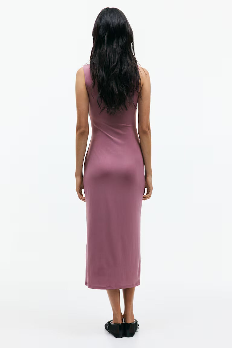 H&M Draped Midi Dress
