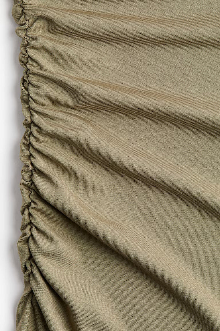 H&M Twist-Detail One-Shoulder Dress