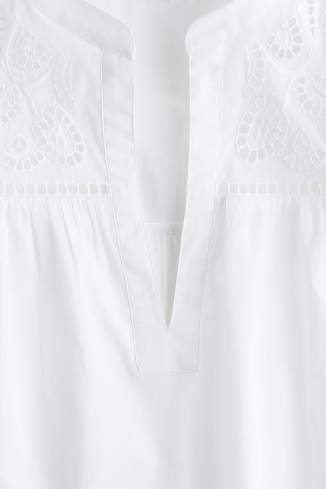 H&M Blouse with Eyelet Embroidery