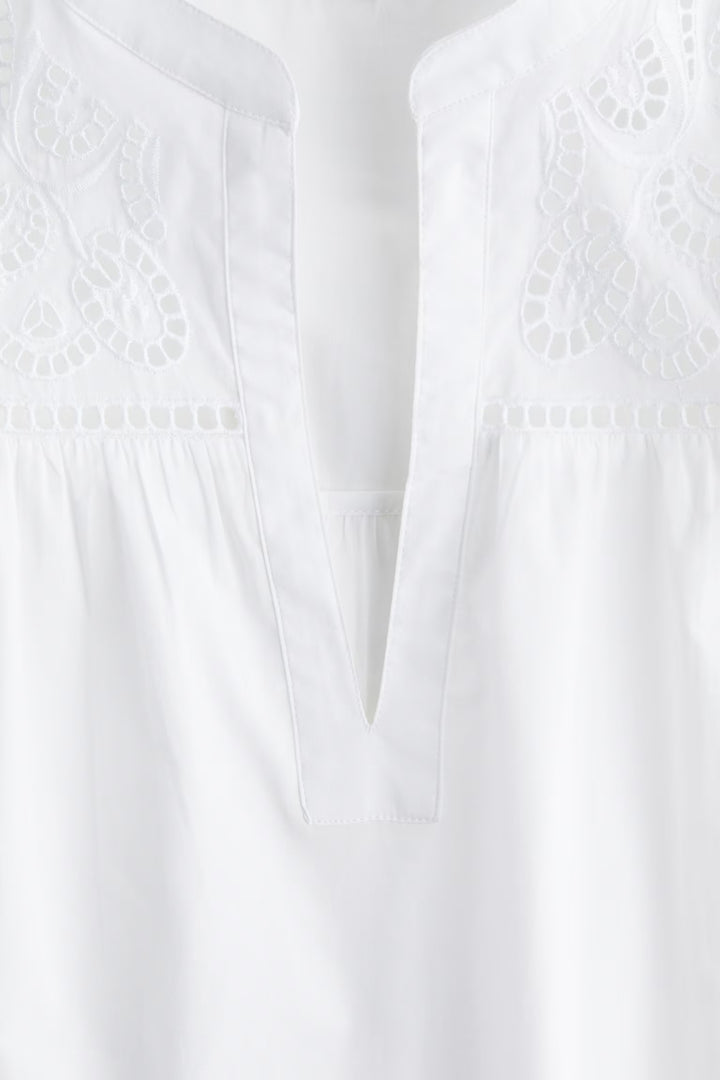 H&M Blouse with Eyelet Embroidery