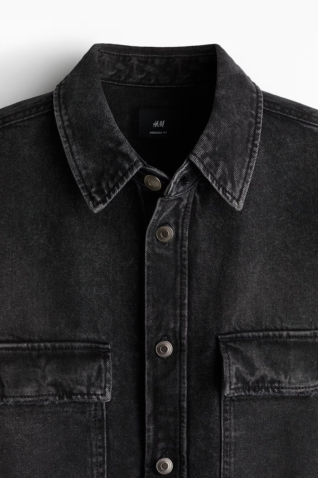 H&M Oversized Fit Denim Shirt