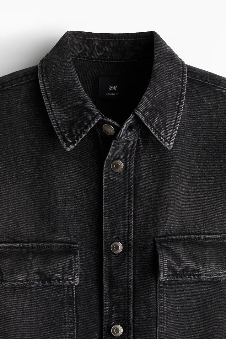 H&M Oversized Fit Denim Shirt