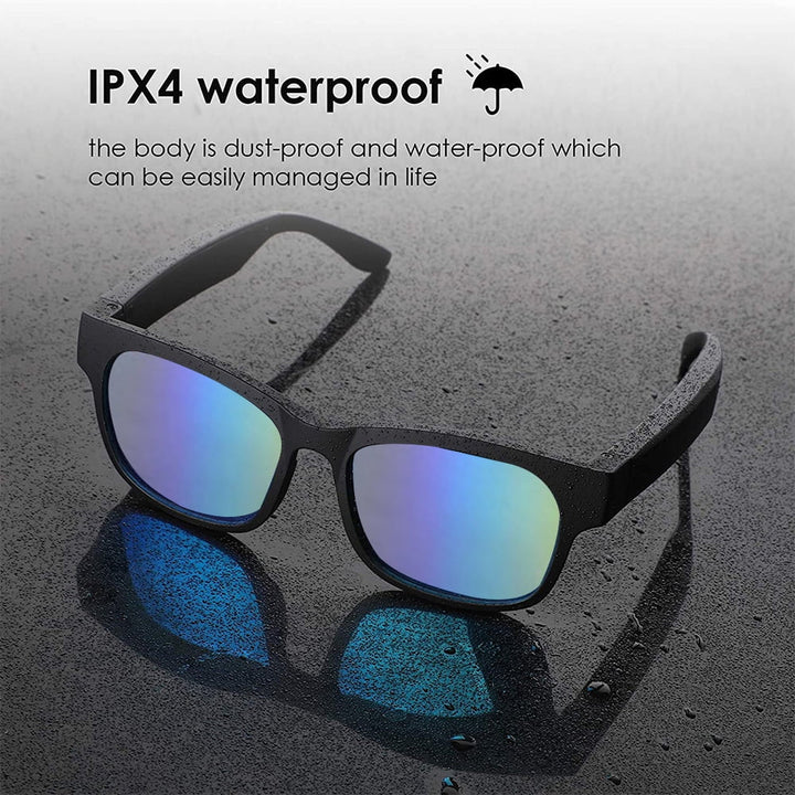 Mesase Unisex Waterproof Smart Sunglasses, Multicolor