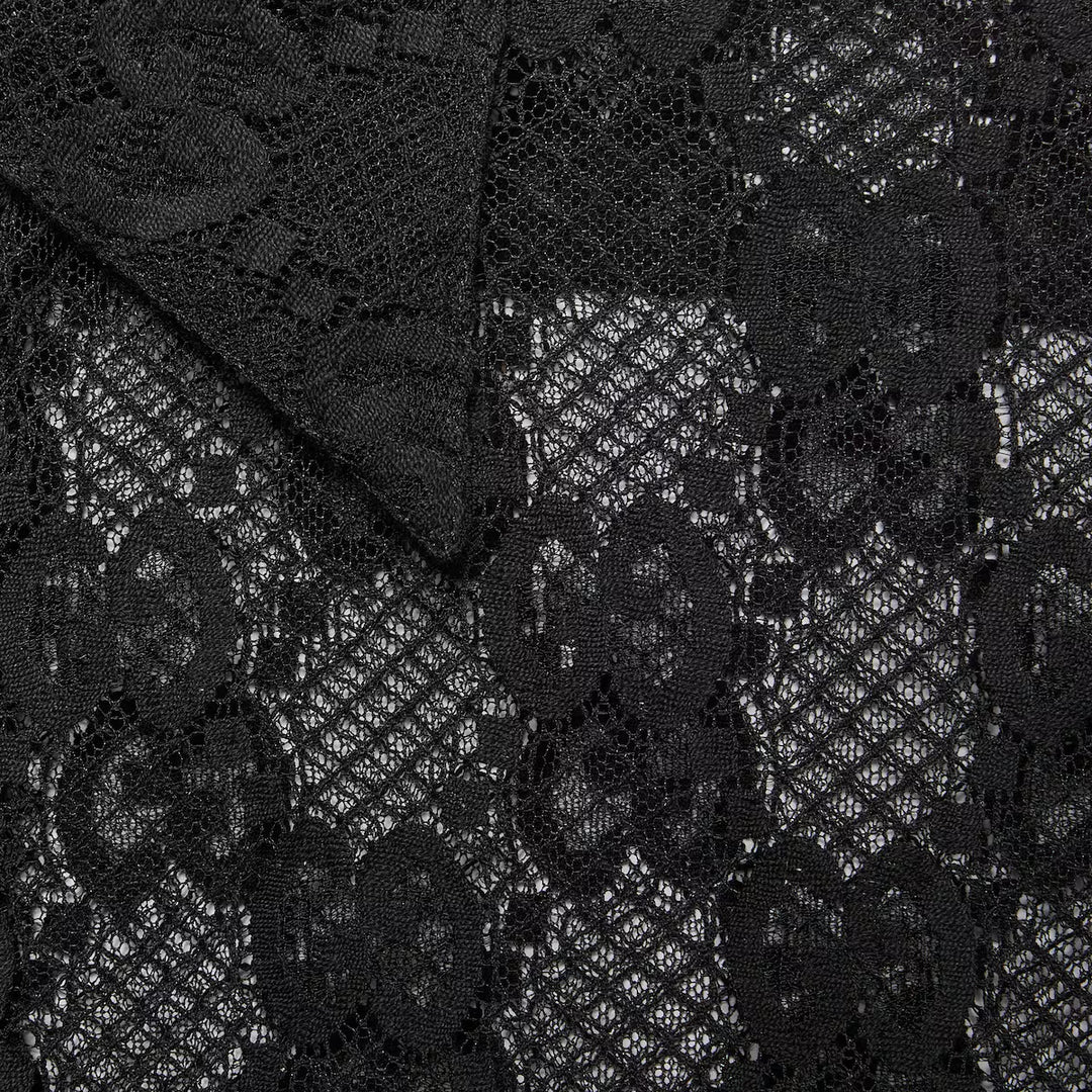 GUCCI LACE COLLARED SHIRT