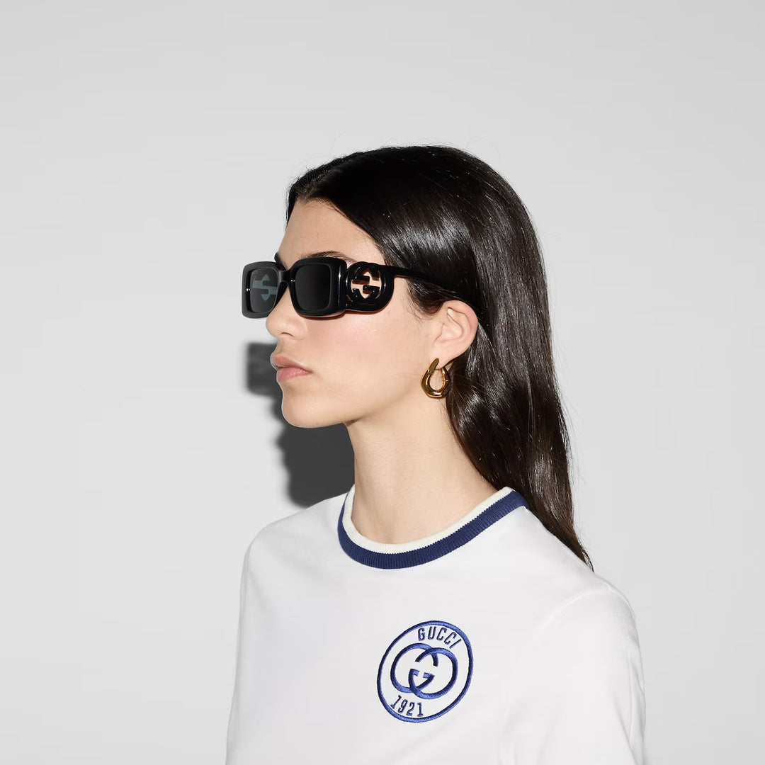 GUCCI Rectangular frame sunglasses
