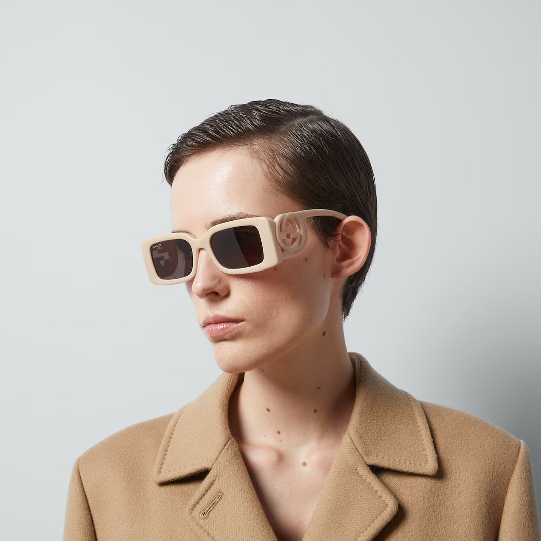 GUCCI Rectangular frame sunglasses