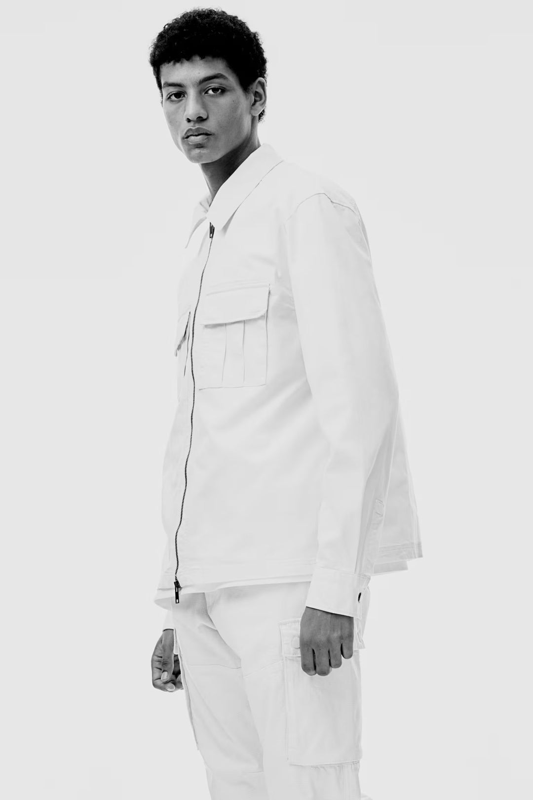 H&M Regular-Fit Twill Overshirt