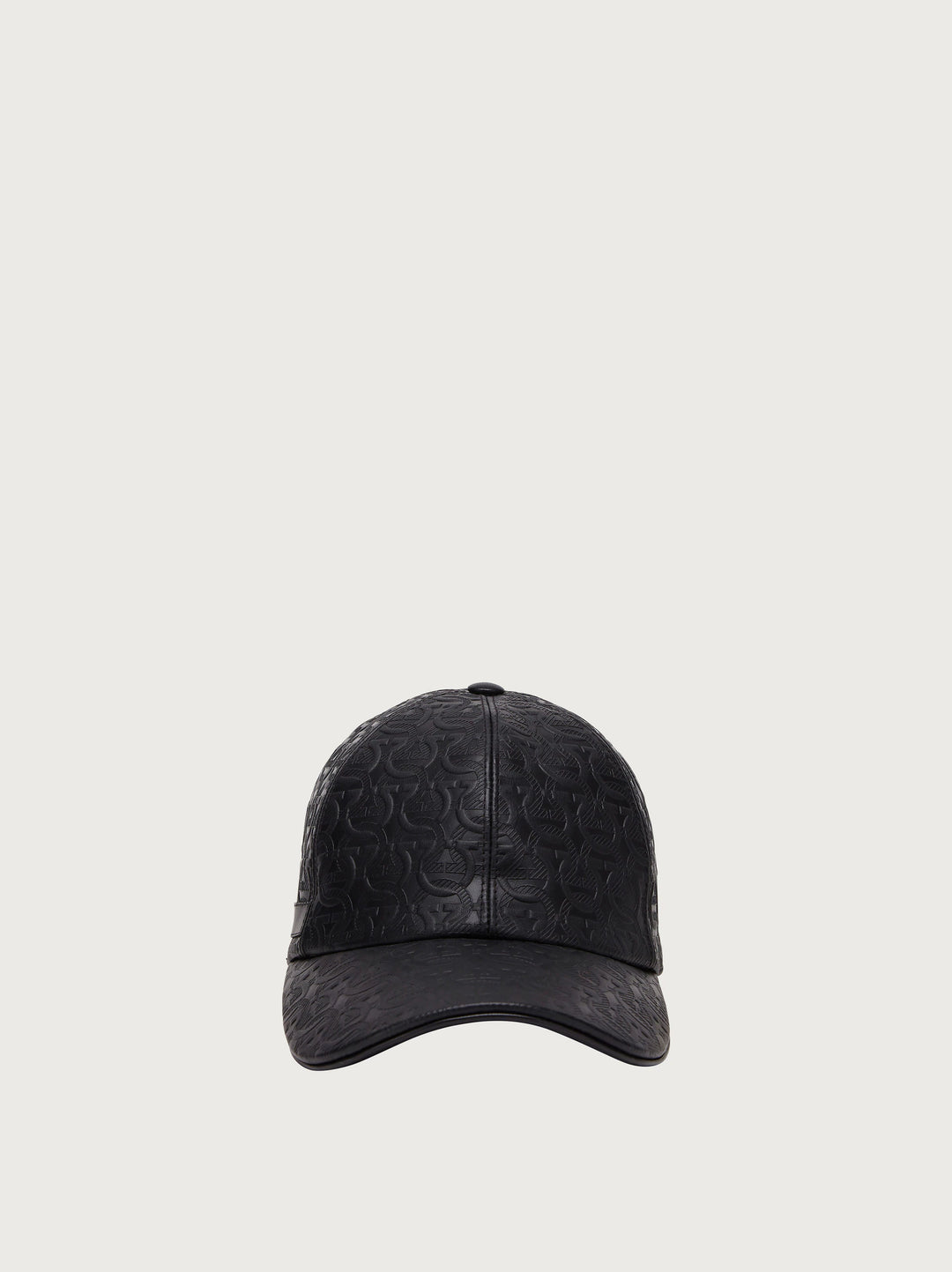 Ferragamo Leather Gancini baseball cap