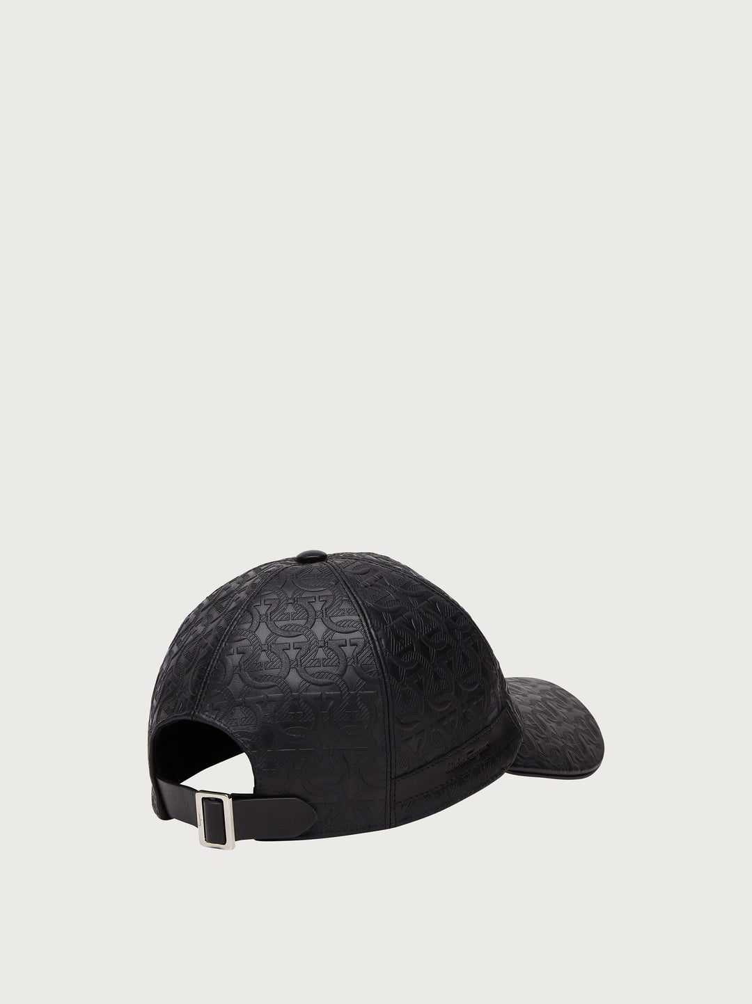 Ferragamo Leather Gancini baseball cap