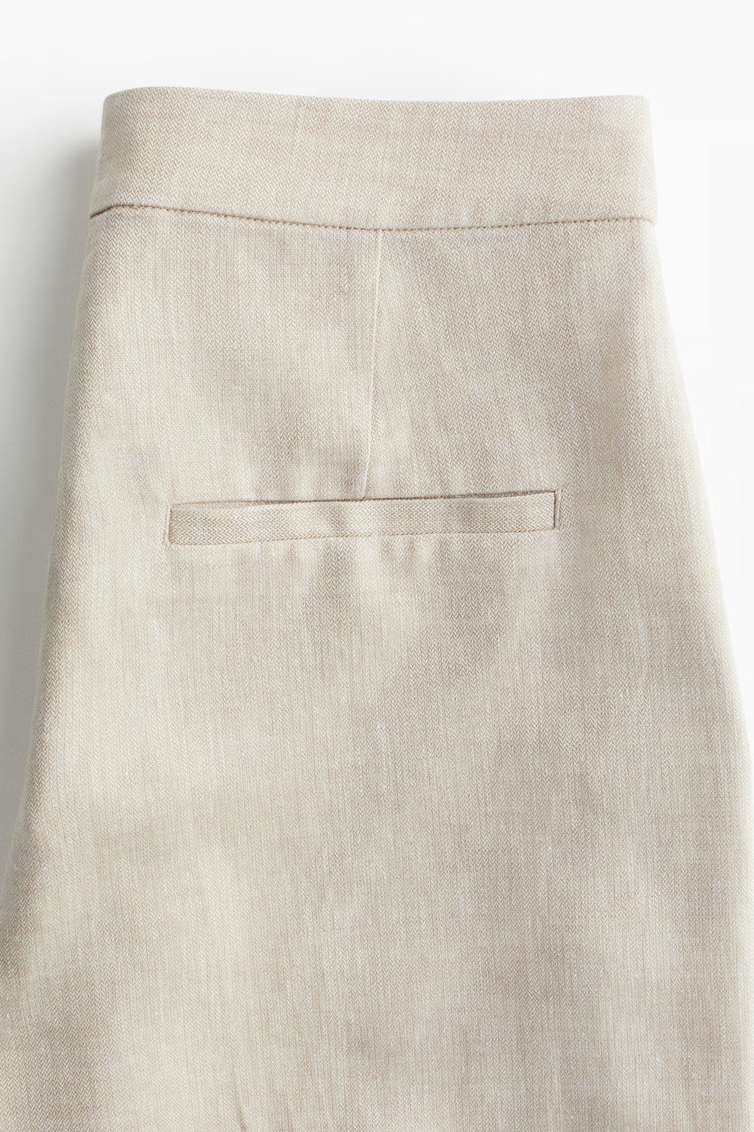 H&M Wide-Leg Linen-Blend Pants