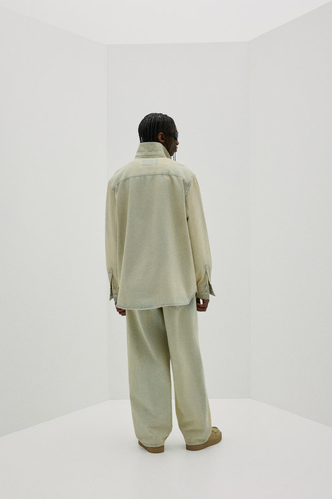 H&M Oversized Fit Denim Shirt