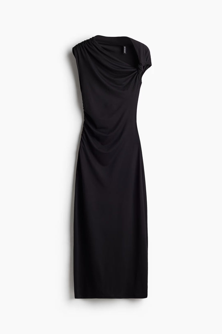 H&M Twist-Detail One-Shoulder Dress