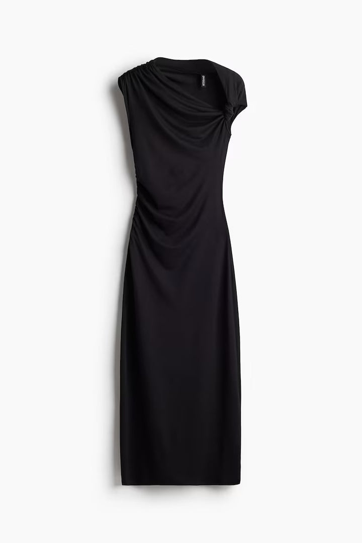 H&M Twist-Detail One-Shoulder Dress