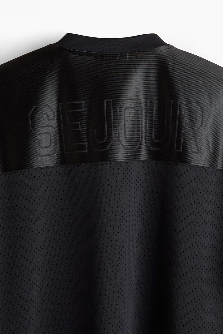 H&M Loose-Fit Printed Sports Shirt with DryMove™