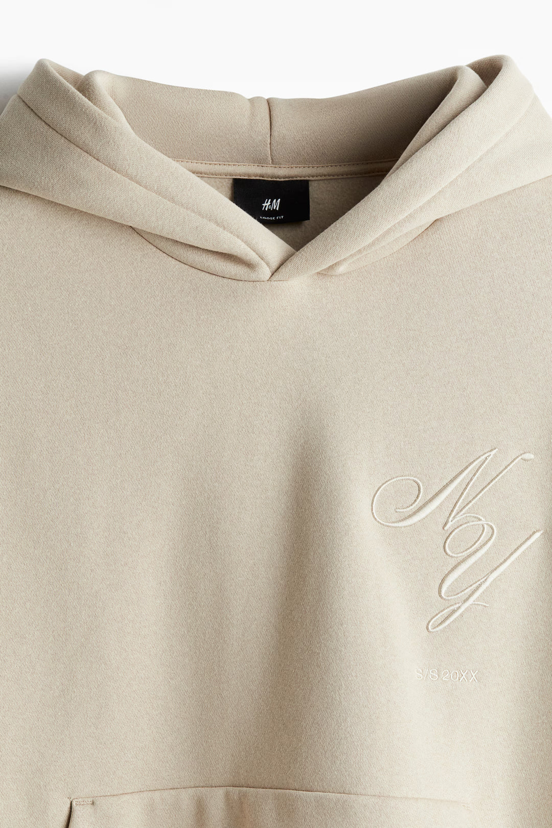 H&M Loose-Fit Printed Hoodie