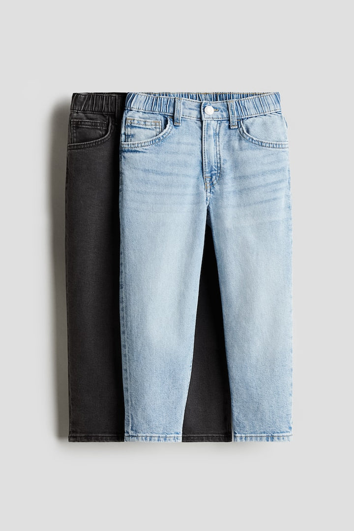 H&M 2-pack Loose Fit Tapered Leg Jeans