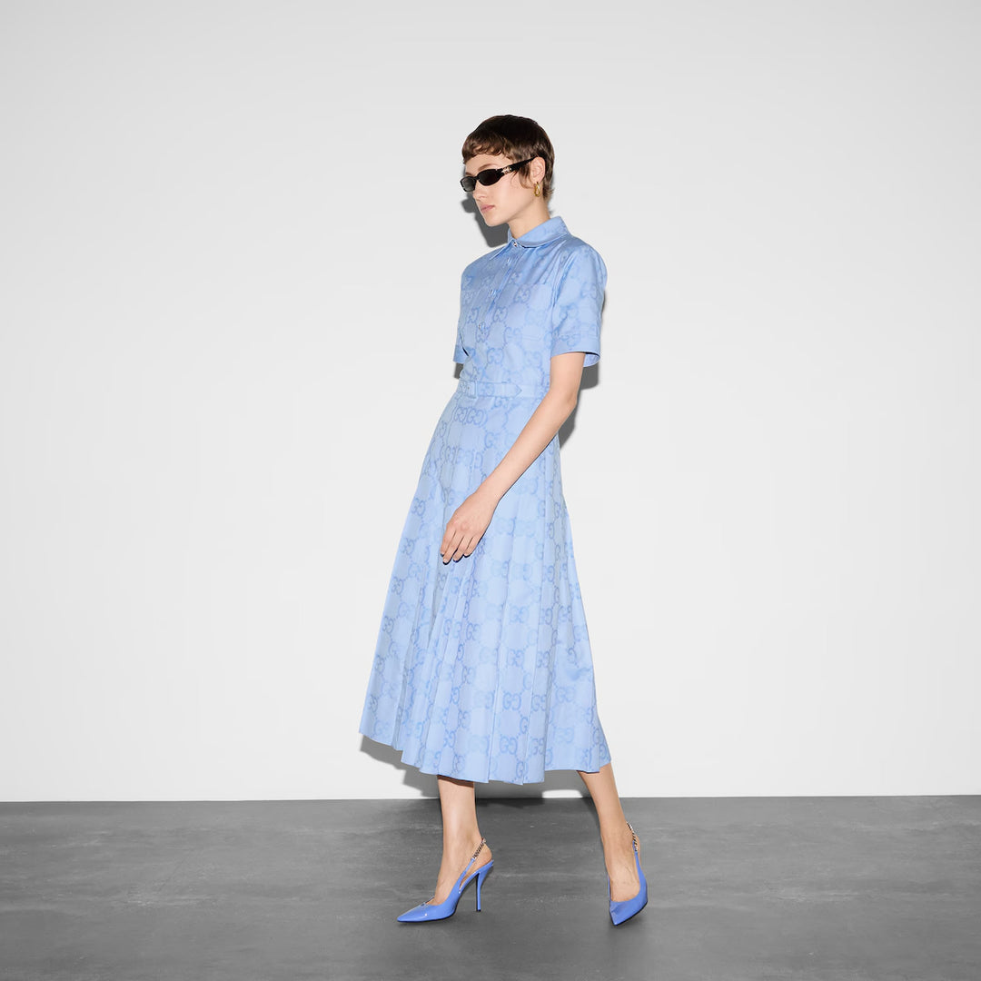 Gucci Cotton poplin midi dress