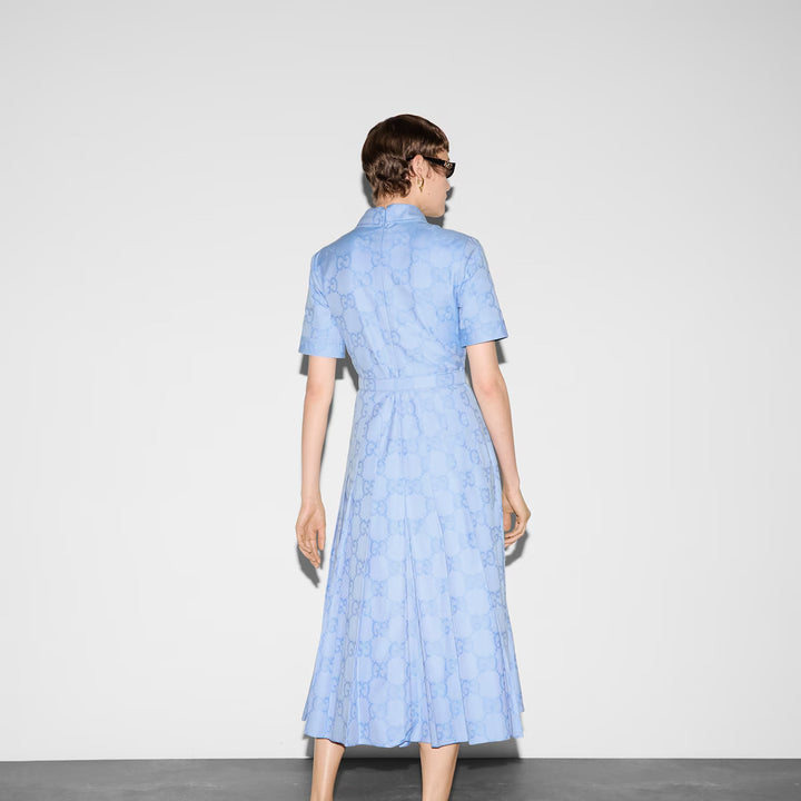 Gucci Cotton poplin midi dress
