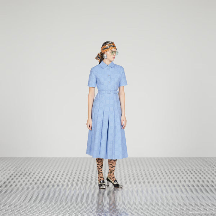 Gucci Cotton poplin midi dress