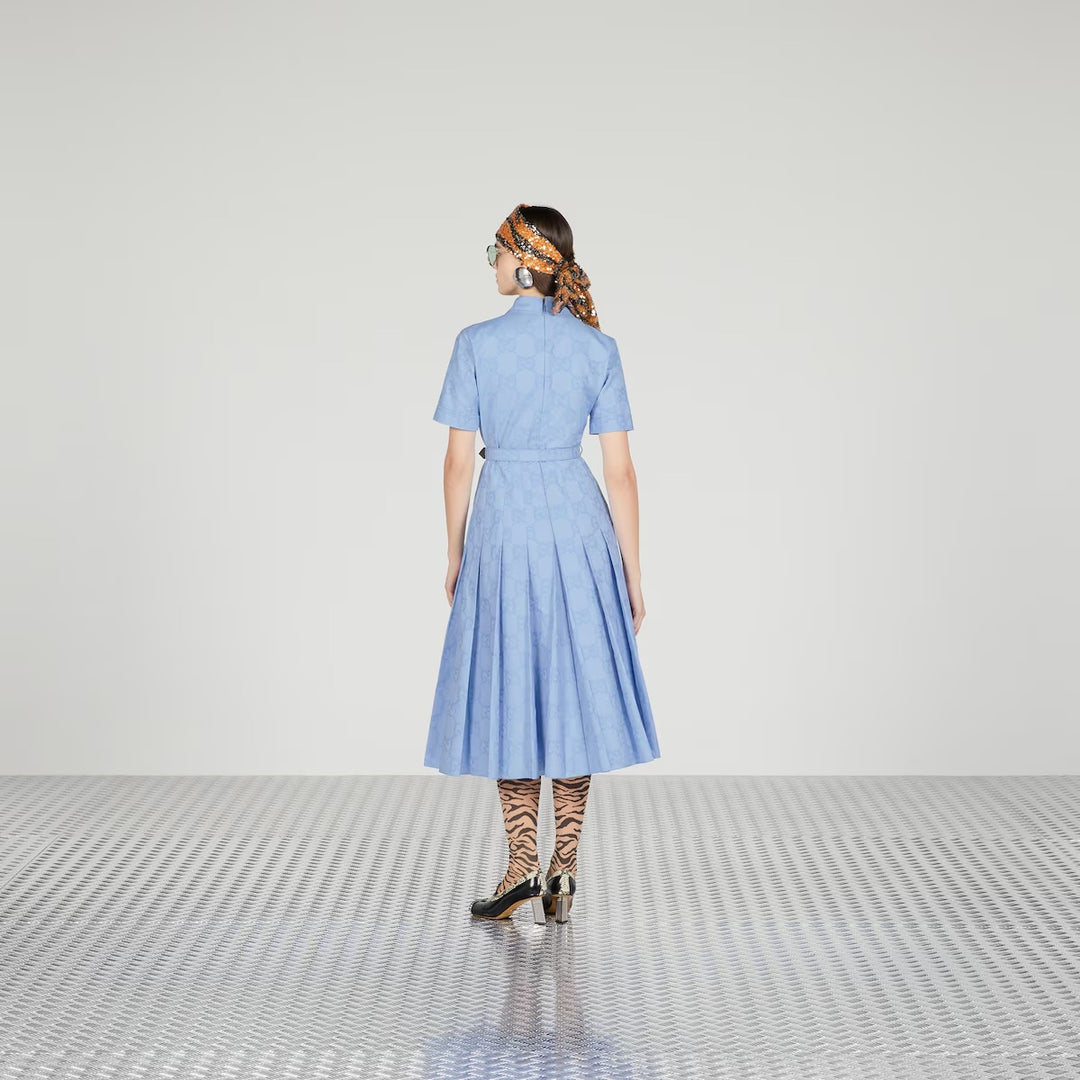 Gucci Cotton poplin midi dress