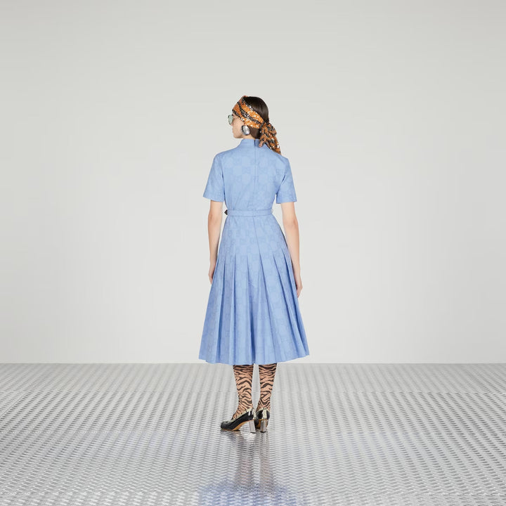 Gucci Cotton poplin midi dress