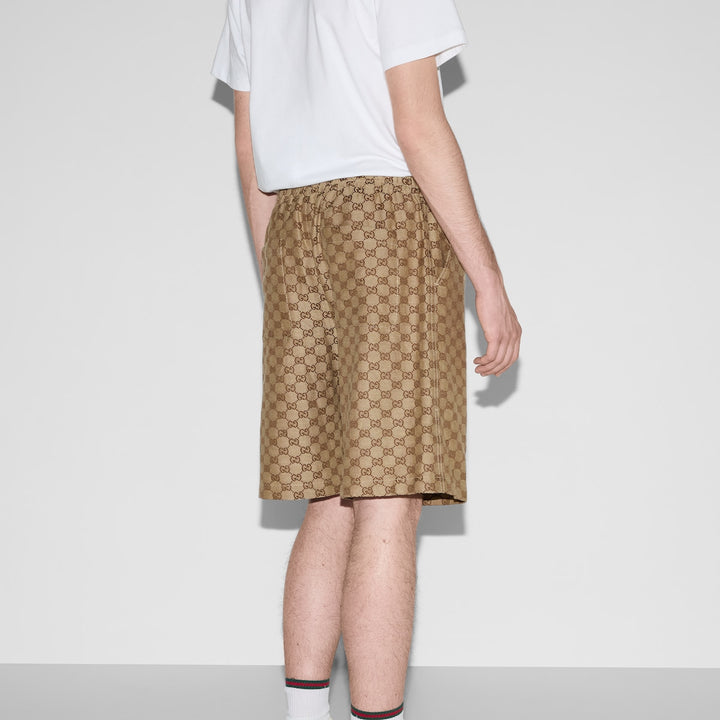 GUCCI GG SUPREME LINEN SHORTS